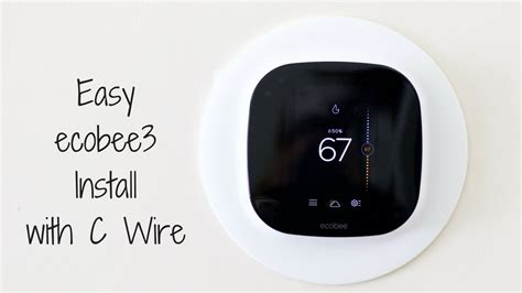 ecobee3 install on a standard electrical box|how to install ecobee3 lite.